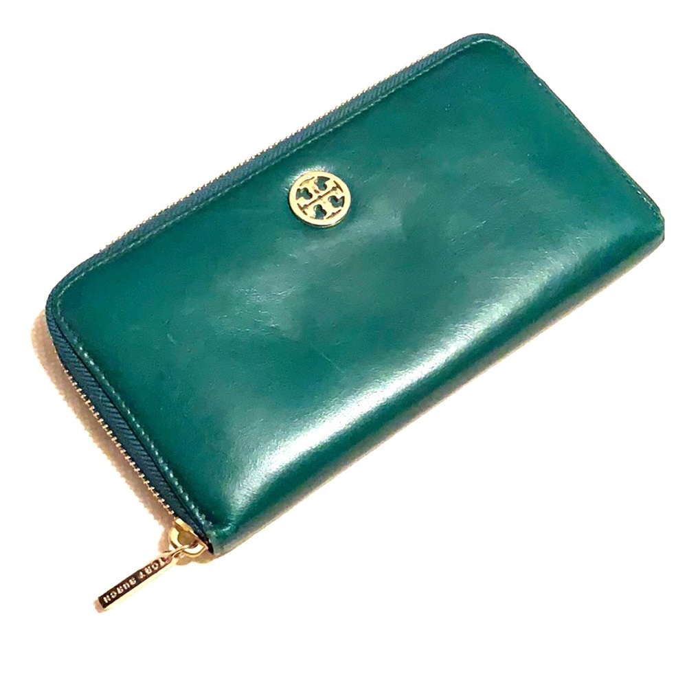 Tory Burch Green Wallet